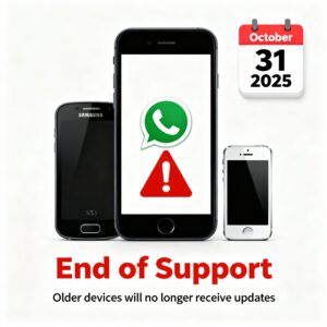 WhatsApp parar funcionar