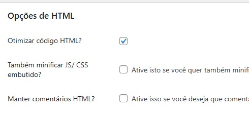 otimização HTML