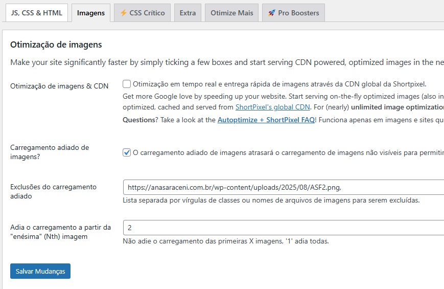 Carregamento tardio de imagens